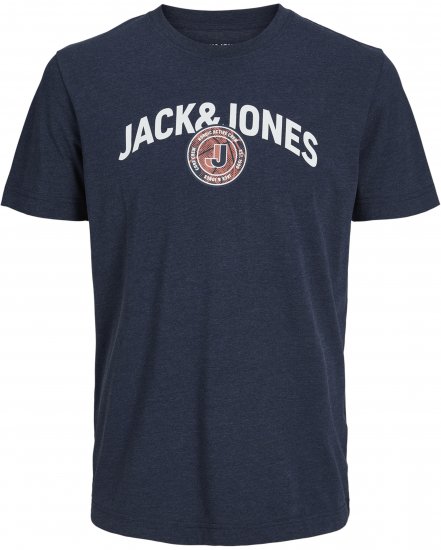 Jack & Jones Ounce T-Shirt Navy - Kratke Majice - Moške kratke majice za močnejše postave