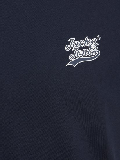 Jack & Jones Trevor T-Shirt Navy - Kratke Majice - Moške kratke majice za močnejše postave