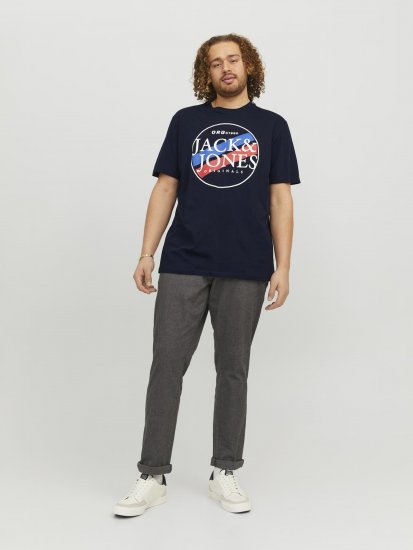 Jack & Jones Codyy T-Shirt Navy - Kratke Majice - Moške kratke majice za močnejše postave