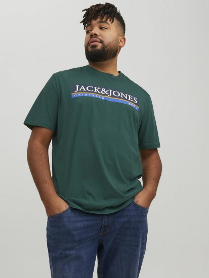 Jack & Jones Codyy T-Shirt Green - Kratke Majice - Moške kratke majice za močnejše postave