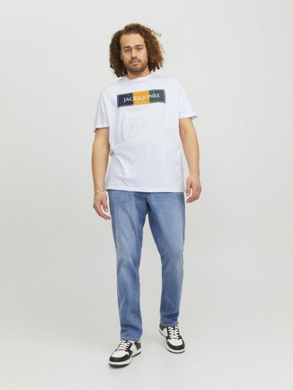 Jack & Jones Codyy T-Shirt White - Kratke Majice - Moške kratke majice za močnejše postave