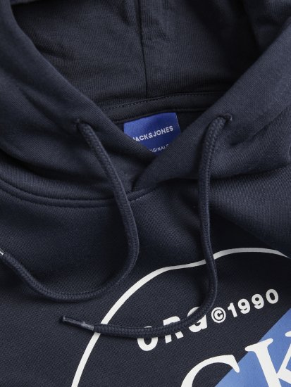 Jack & Jones Codyy Hoodie Navy - Puloverji & Jopice - Moški Puloverji & Jopice za Močnejše Postave