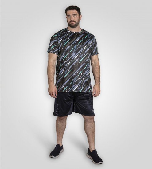 D555 Nottingham T-shirt Lightweight Black - Kratke Majice - Moške kratke majice za močnejše postave