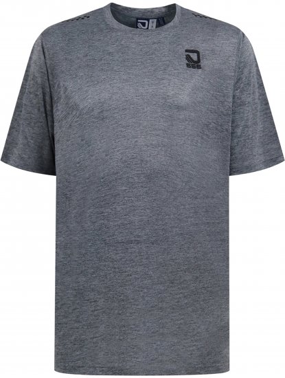 D555 Retford T-Shirt Lightweight Peach Finished Grey - Kratke Majice - Moške kratke majice za močnejše postave