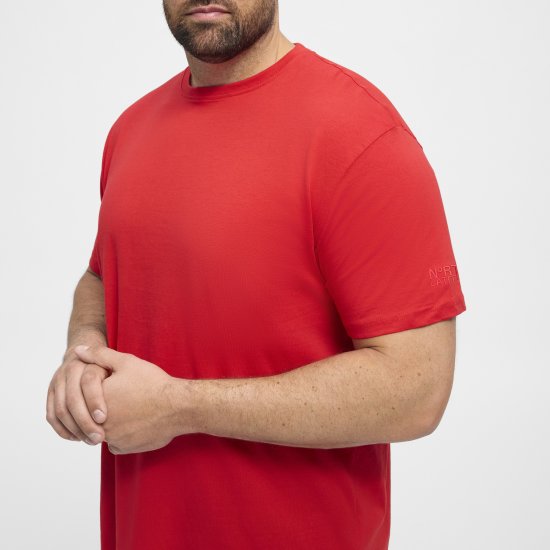 North Latitude T-Shirt O-Neck Red TALL - TALL T-shirts - 