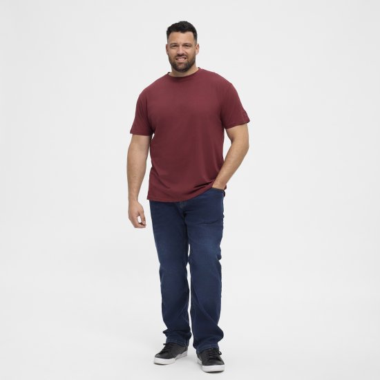 North Latitude T-Shirt O-Neck Bordeaux TALL - TALL T-shirts - 