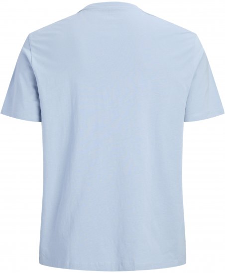Jack & Jones Alex Majica Svetlo Modra - Kratke Majice - Moške kratke majice za močnejše postave