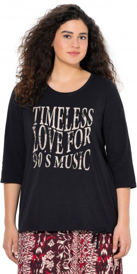 Ulla Popken Timeless Love 3/4 Sleeve Graphic Tee - Majice - 