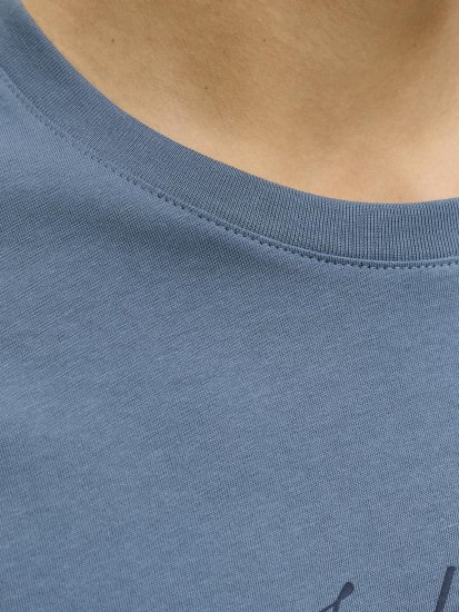 Jack & Jones Dover Denim O-Neck T-Shirt Grey - Kratke Majice - Moške kratke majice za močnejše postave