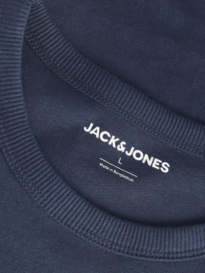 Jack & Jones College Logo Crew Neck T-Shirt Blue - Kratke Majice - Moške kratke majice za močnejše postave