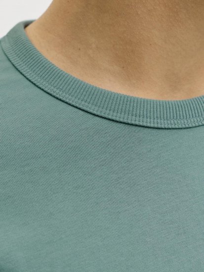 Jack & Jones College Logo Crew Neck T-Shirt Turquoise - Kratke Majice - Moške kratke majice za močnejše postave