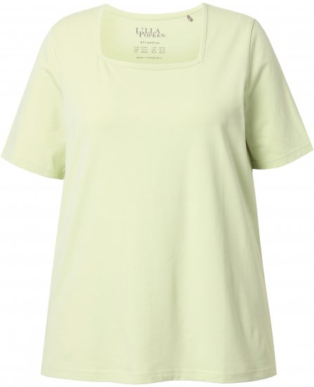 Ulla Popken Essential Square Neck Stretch Tee Pistachio - Majice - 