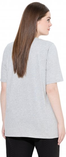 Ulla Popken Eco Cotton Basic T-Shirt 2-Pack Grey/Pink - Majice - 