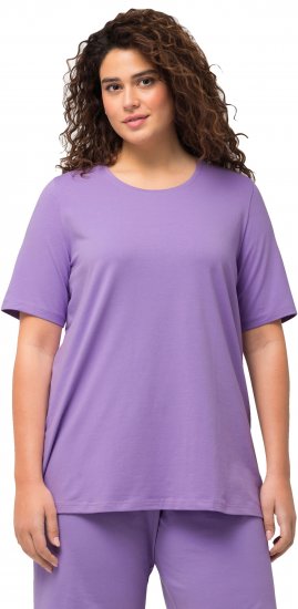 Ulla Popken Essential Round Neck Stretch Tee Pale Lilac - Majice - 