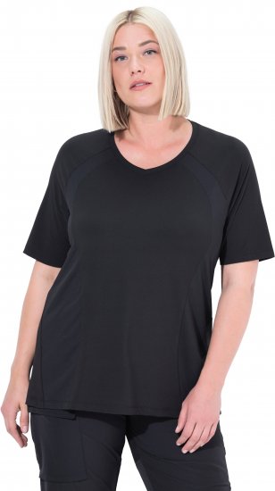 Ulla Popken Quick-Drying Short Sleeve T-Shirt Black - Majice - 