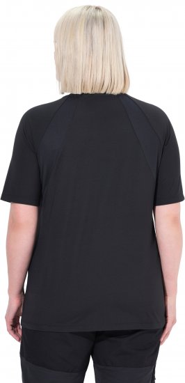 Ulla Popken Quick-Drying Short Sleeve T-Shirt Black - Majice - 