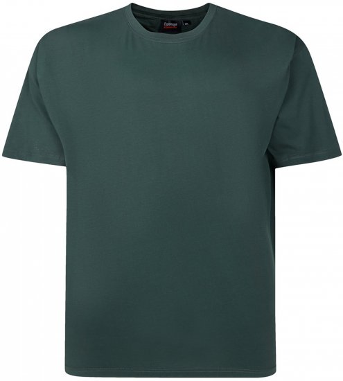 Espionage T015 Plain T-Shirt Bottle Green - Kratke majice brez potiska - 
