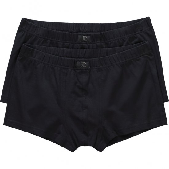 JP1880 Boxershorts OEKO-TEX 2-Pack Black - Spodnje perilo & kopalne hlače - Moško Spodnje Perilo za močnejše postave