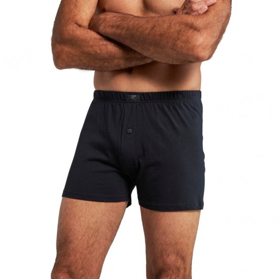 JP1880 Boxers OEKO-TEX Soft Stretch Black - Spodnje perilo & kopalne hlače - Moško Spodnje Perilo za močnejše postave