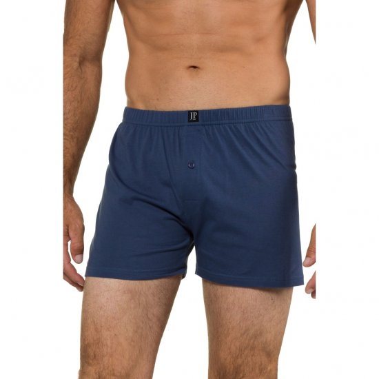 JP1880 Boxershorts OEKO-TEX Soft Stretch Blue - Spodnje perilo & kopalne hlače - Moško Spodnje Perilo za močnejše postave