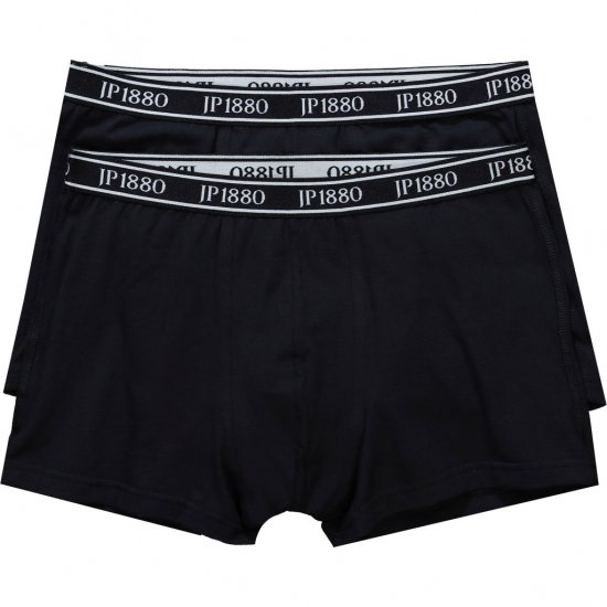 JP1880 Boxershorts Flexnamic 2-Pack Black - Spodnje perilo & kopalne hlače - Moško Spodnje Perilo za močnejše postave