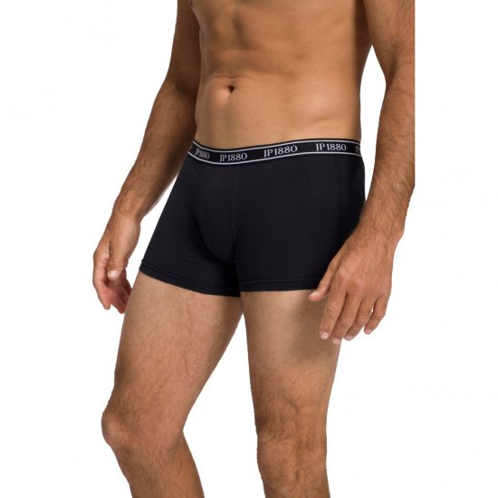 JP1880 Boxershorts Flexnamic 2-Pack Black - Spodnje perilo & kopalne hlače - Moško Spodnje Perilo za močnejše postave
