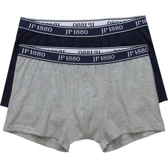JP1880 Boxershorts Flexnamic 2-Pack Navy/Grey - Spodnje perilo & kopalne hlače - Moško Spodnje Perilo za močnejše postave