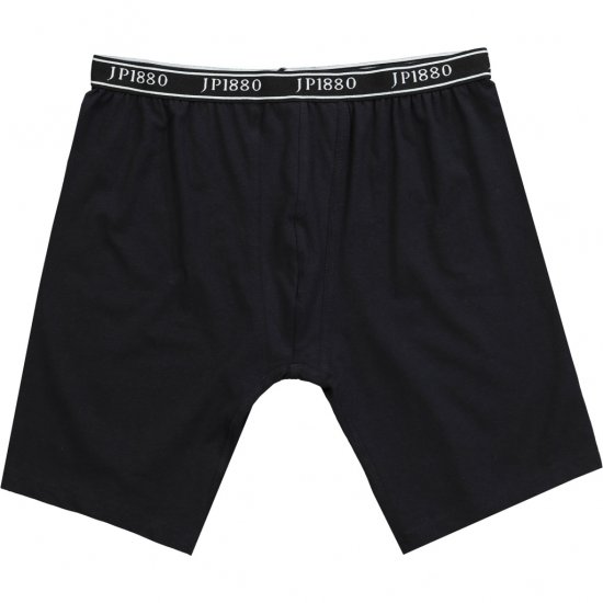 JP1880 Boxers Flexnamic OEKO-TEX Long Black - Spodnje perilo & kopalne hlače - Moško Spodnje Perilo za močnejše postave