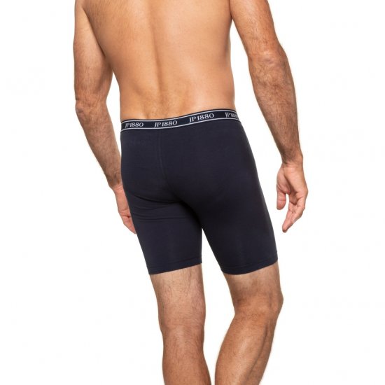 JP1880 Boxers Long OEKO-TEX Flexnamic Navy - Spodnje perilo & kopalne hlače - Moško Spodnje Perilo za močnejše postave