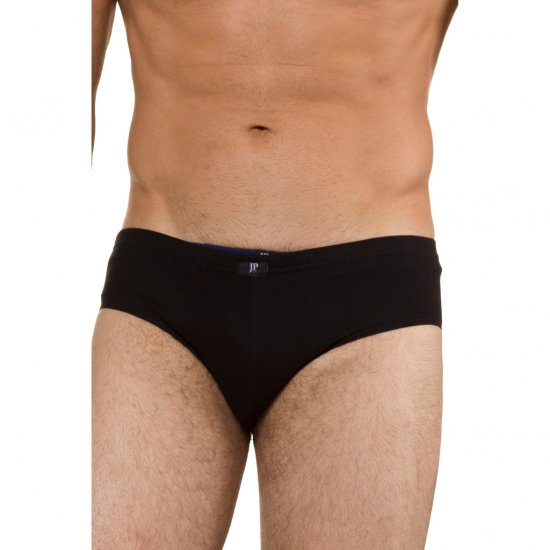 JP1880 Briefs OEKO-TEX 7-Pack Black - Spodnje perilo & kopalne hlače - Moško Spodnje Perilo za močnejše postave