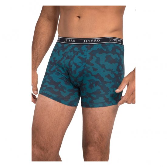 JP1880 Boxershorts Flexnamic OEKO-TEX Mid 2-Pack Blue - Spodnje perilo & kopalne hlače - Moško Spodnje Perilo za močnejše postave