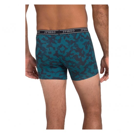 JP1880 Boxershorts Flexnamic OEKO-TEX Mid 2-Pack Blue - Spodnje perilo & kopalne hlače - Moško Spodnje Perilo za močnejše postave