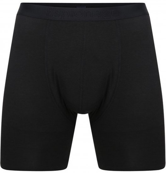 Espionage U010D Bamboo Trunks 2-Pack Black - Spodnje perilo & kopalne hlače - Moško Spodnje Perilo za močnejše postave