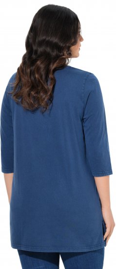 Ulla Popken Dandelion Short Sleeve Graphic Tee Ink Blue - Natisnjene majice za ženske - 