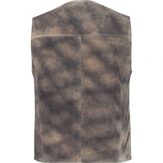 JP1880 Vest Traditional Cowhide Graphite Grey - Vsa oblačila - Oblačila za Močnejše