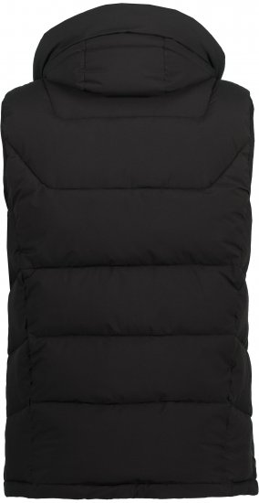 JP1880 Quilted Gilet DownTouch Padding Black - Jakne - Moške bunde za Močnejše Postave