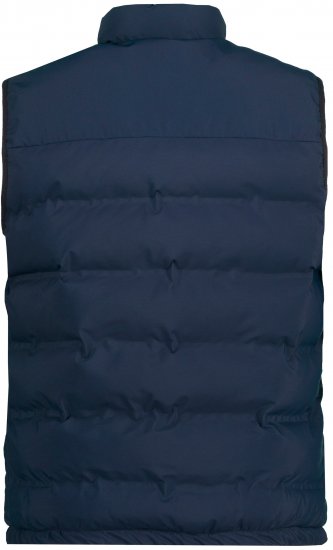 JP1880 Quilted Gilet Stand-up Collar Navy - Jakne - Moške bunde za Močnejše Postave