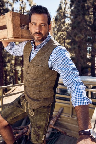 JP1880 Vest Tweed Wool Blend Traditional Light Brown - Svečana oblačila - Praznična in svečana oblačila – Praznujte elegantno in udobno