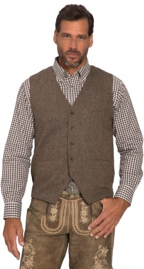 JP1880 Vest Tweed Wool Blend Traditional Light Brown - Svečana oblačila - Praznična in svečana oblačila – Praznujte elegantno in udobno