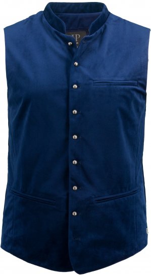 JP1880 Velvet Vest Traditional Blue - Svečana oblačila - Praznična in svečana oblačila – Praznujte elegantno in udobno