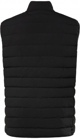 JP1880 Quilted Gilet Stand-Up Collar Black - Jakne - Moške bunde za Močnejše Postave