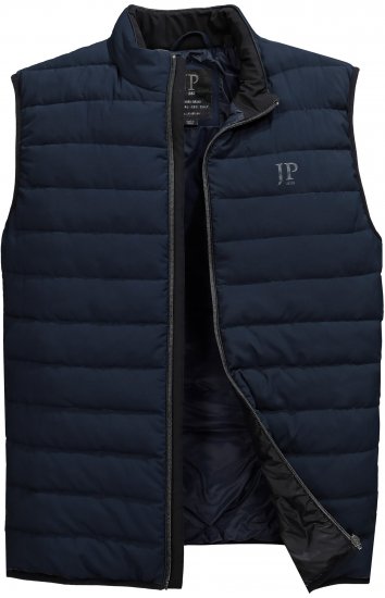 JP1880 Quilted Vest Techno Down Padding Navy - Jakne - Moške bunde za Močnejše Postave