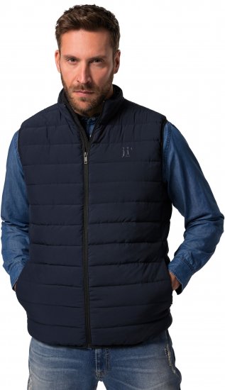 JP1880 Quilted Vest Techno Down Padding Navy - Jakne - Moške bunde za Močnejše Postave
