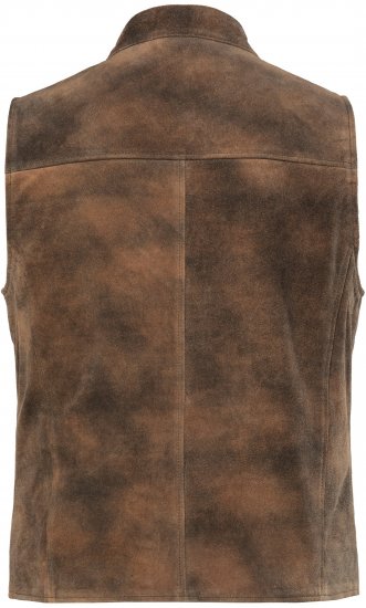 JP1880 Vest Traditional Cowhide Brown - Vsa oblačila - Oblačila za Močnejše