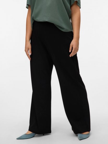 Vero Moda Berlin Zamira Wide Leg Pants Black - Hlače - 