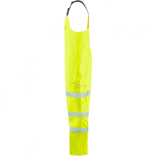 Leo Northam Ecoviz 15K Performance+ Bib & Brace Hi-Vis Yellow - Delovne obleke - Delovne Obleke Močnejše postave