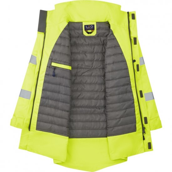 Leo Marwood EcoViz 4K Superior Baffle Lined Anorak - Delovne obleke - Delovne Obleke Močnejše postave