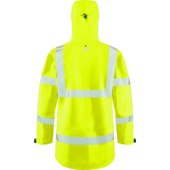 Leo Marisco LTEC 20K High Performance Breathable Waterproof Hi-Vis Yellow - Delovne obleke - Delovne Obleke Močnejše postave