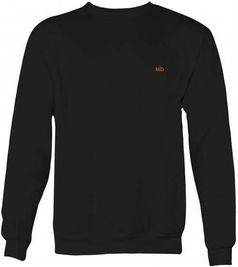 Motley Denim Oslo Sweatshirt Black - Puloverji & jopice - Moški Puloverji & Jopice za Močnejše Postave