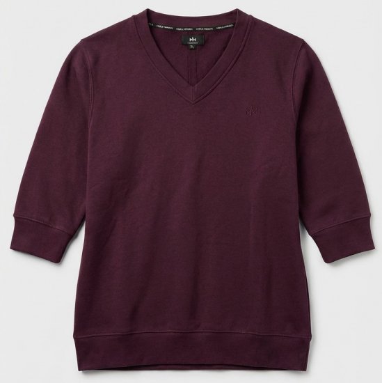 Nora Mikken GELINA Sweater Mauve Wine - OBLAČILA ZA ŽENSKE XS-XXL - 